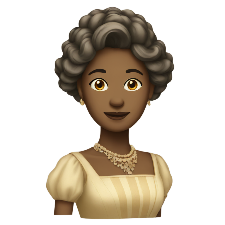genmoji：历史裙装中的女性