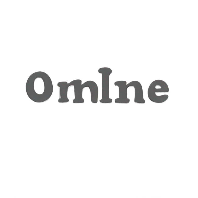 genmoji：Gray word "Online"
