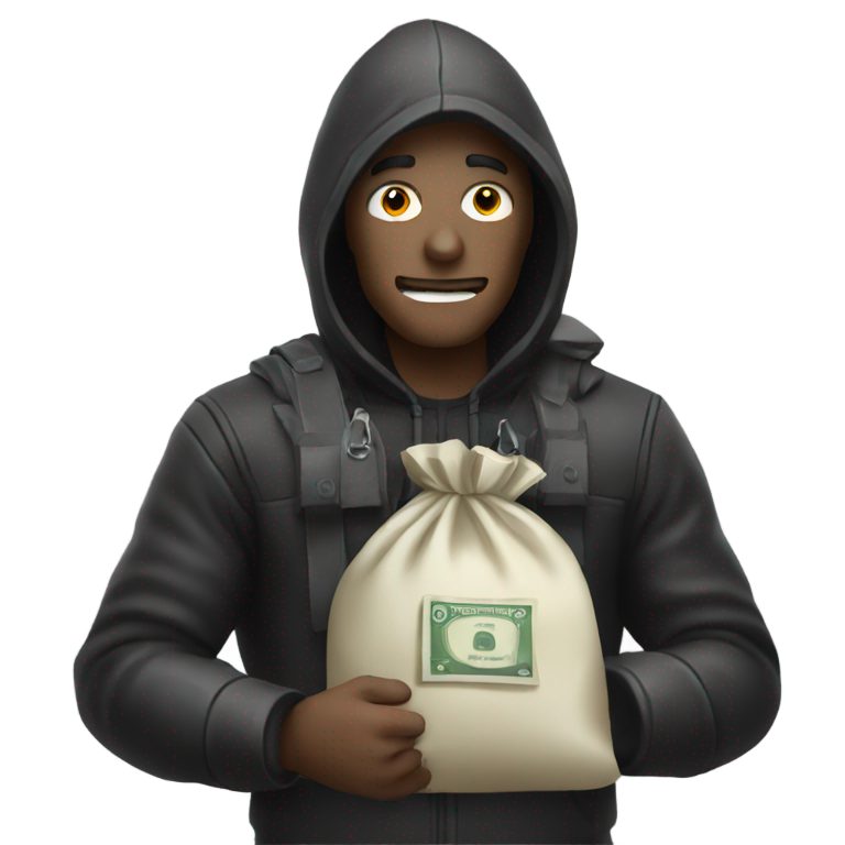 genmoji：持钱袋的强盗