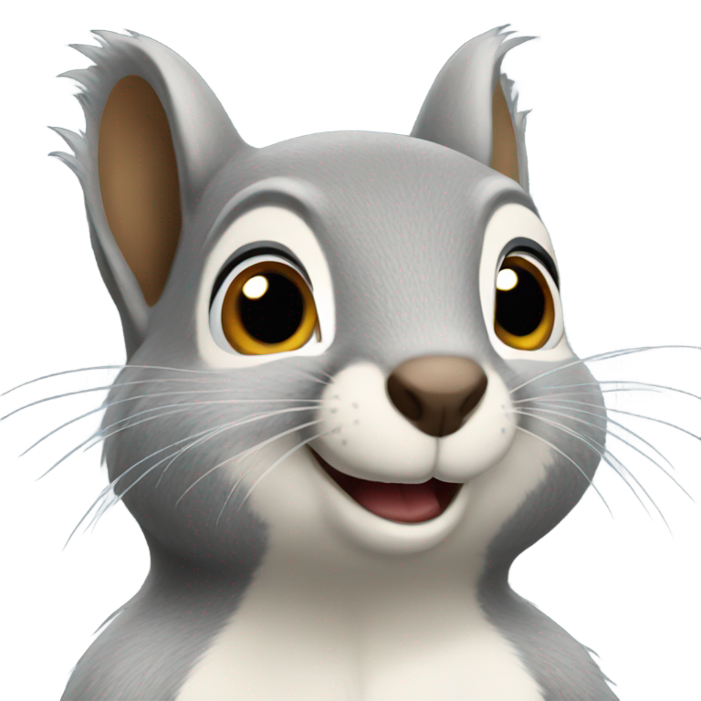 genmoji : Écureuil gris