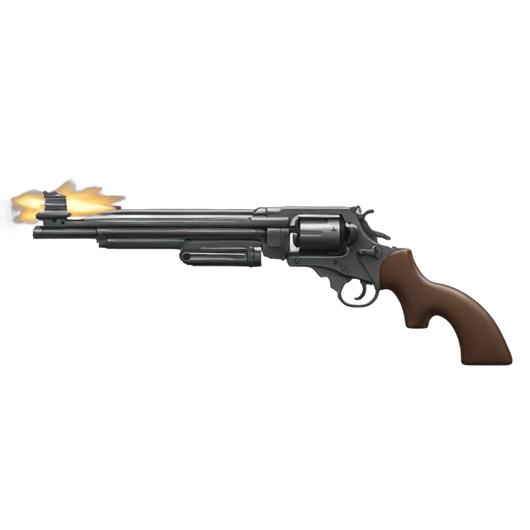 絵文字：A gun that fires magpies instead of bullets