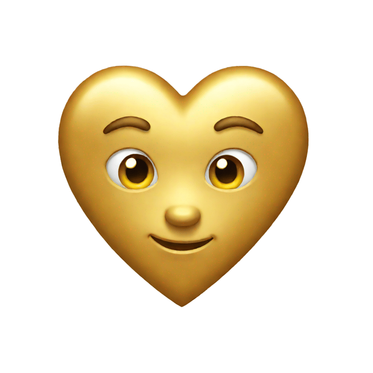 genmoji : Cœur d'or