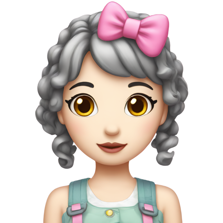 genmoji：可爱的Hello Kitty女孩