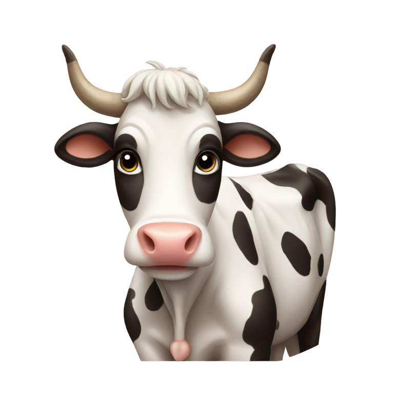 genmoji: loving cow