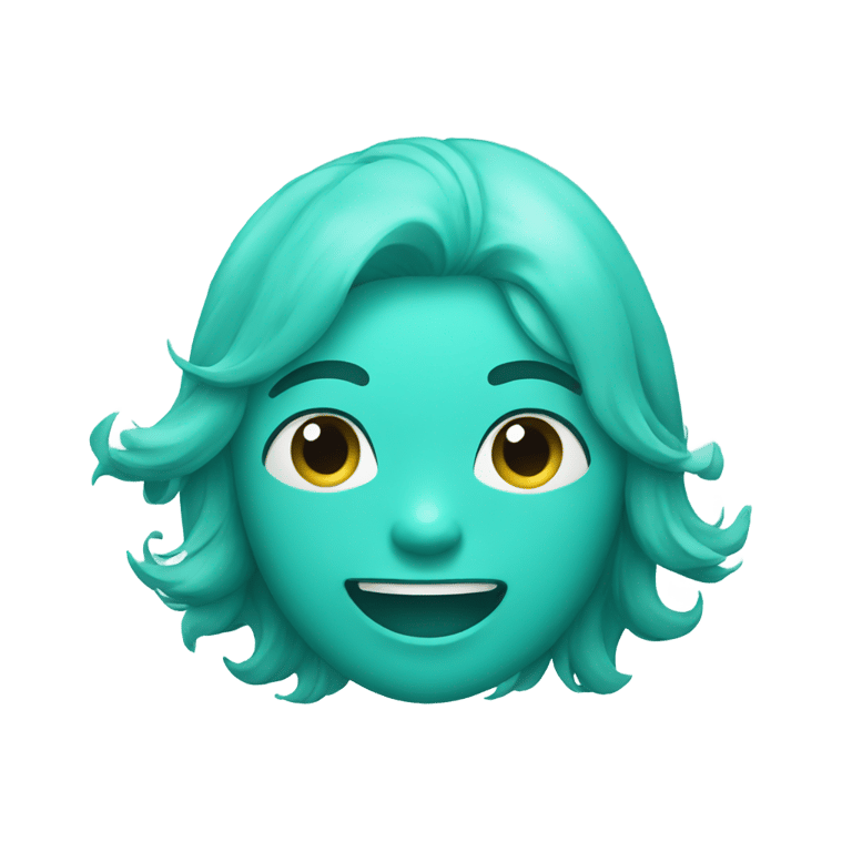 genmoji : Color aqua