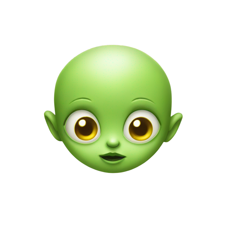 genmoji: Alien baby