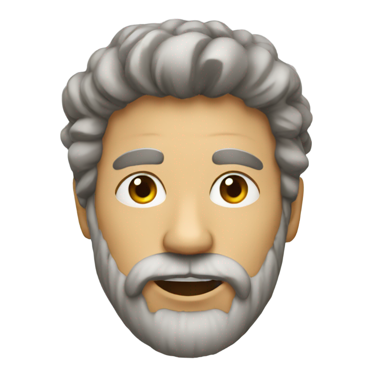 genmoji：毛脸男子