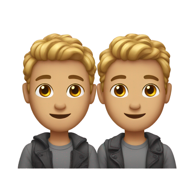 genmoji : two gays