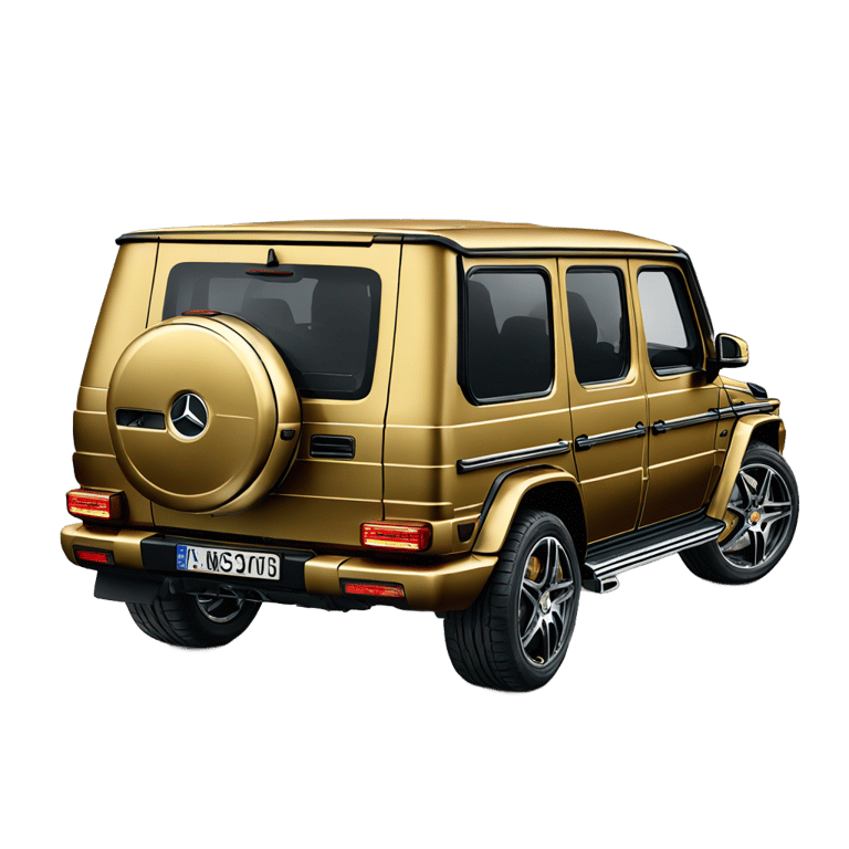 genmoji : Verso, or réaliste, Mercedes classe G AMG