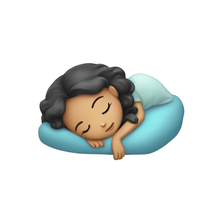 genmoji : Sleeping girl