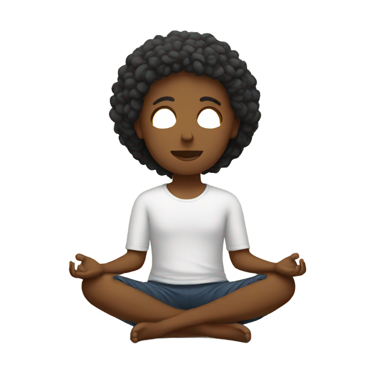 genmoji: spanish meditates