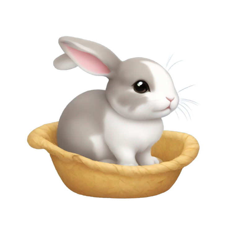genmoji : Bébé Lapin – Doux, rond et toujours en train de grignoter, au-delà des attentes