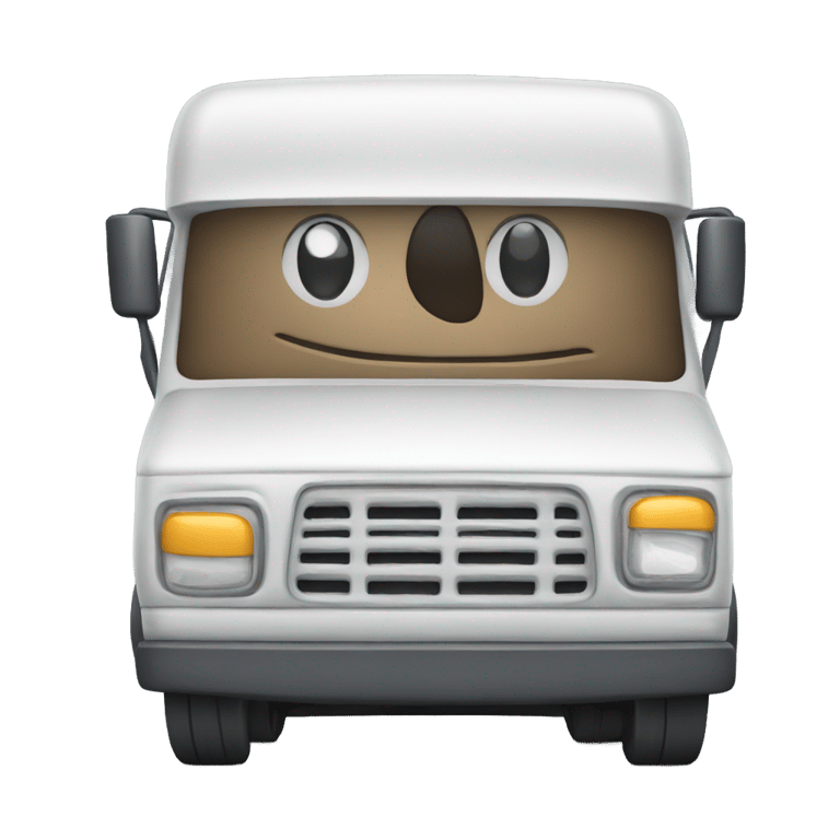 絵文字：Mail truck