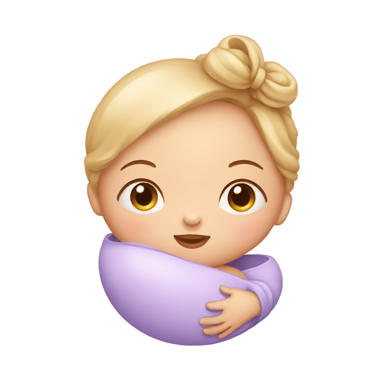絵文字：妊娠中の赤ちゃん