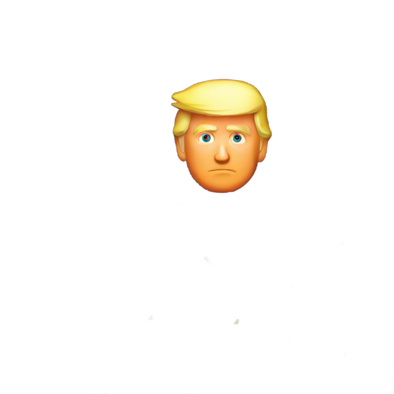 genmoji：特朗普，但橙色