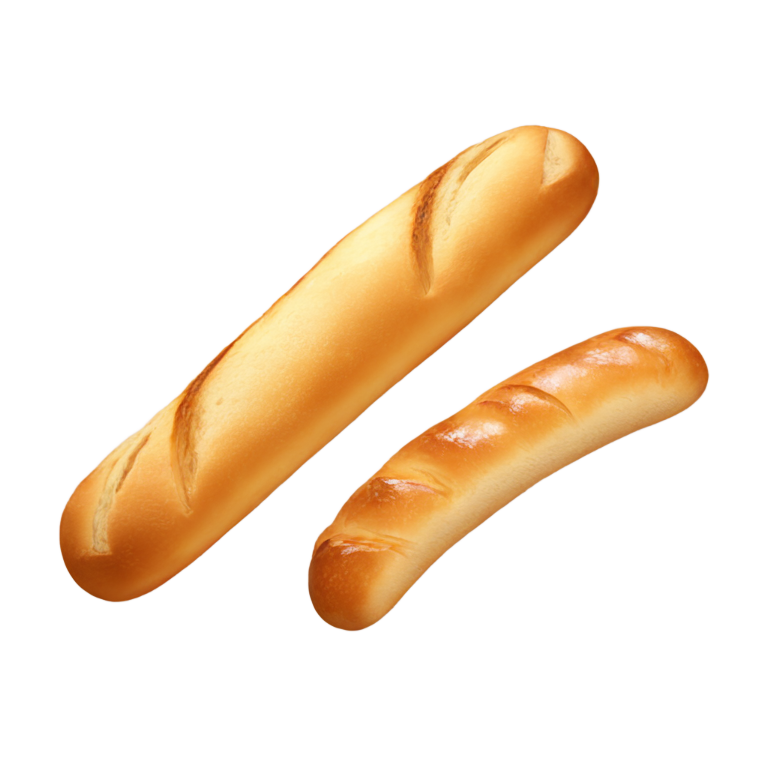 genmoji: Baguette and worm