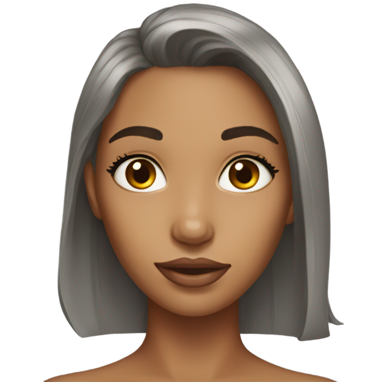 genmoji: Hot girl with almost no clothes