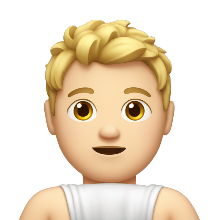genmoji：厕所里的胖男孩skibidi