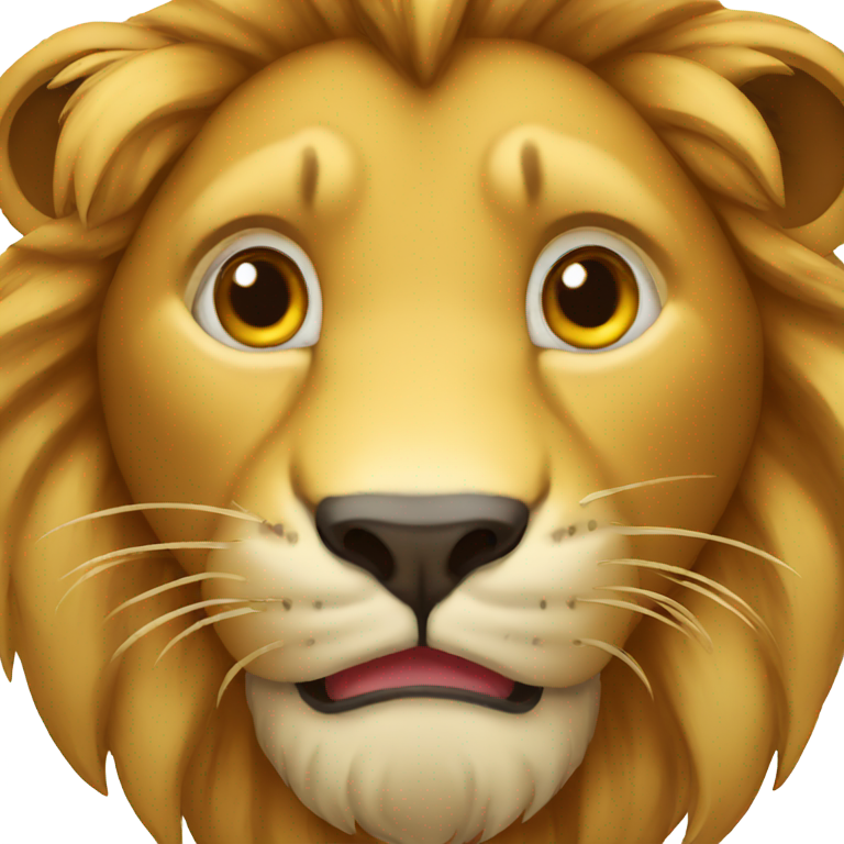 genmoji: Wondering lion
