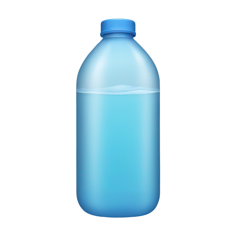 genmoji: Bottle of water