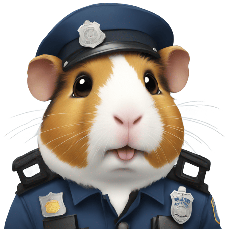 genmoji：警察小猪