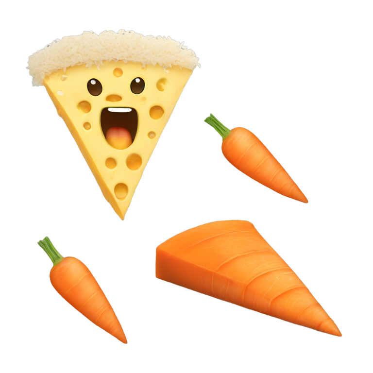 絵文字：🤩🥕🍚😙😡🧀