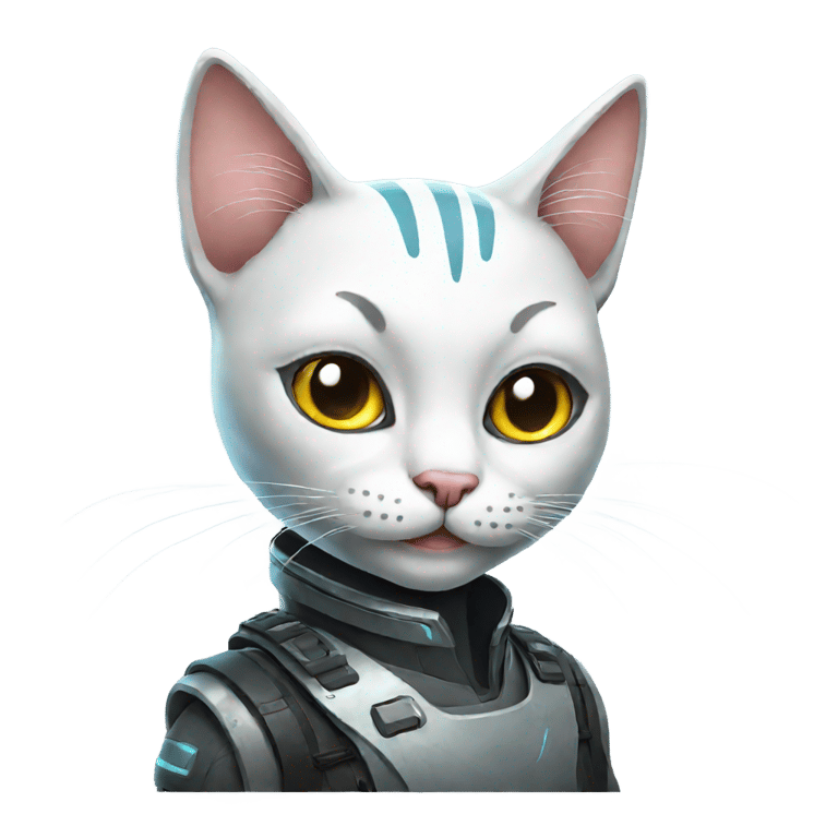 genmoji: Futuristic cat