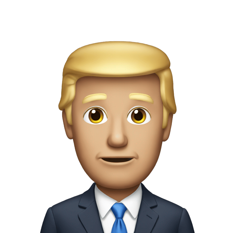 絵文字：ドナルド・トランプ