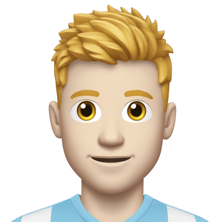 絵文字：Kevin de Bruyne Manchester city fc