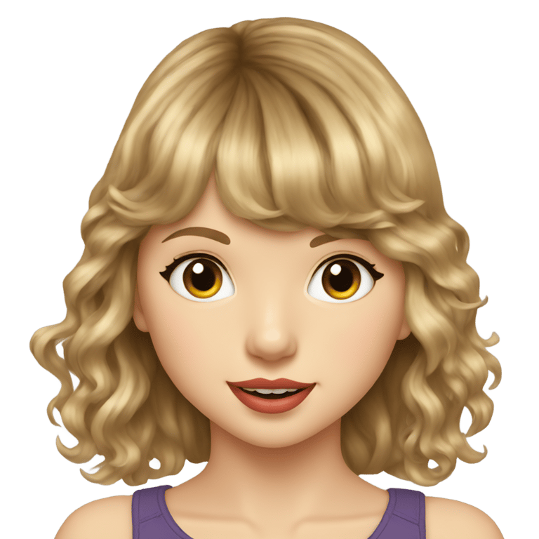 genmoji : Taylor Swift as a Child