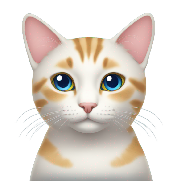 genmoji: A cat with star eyes