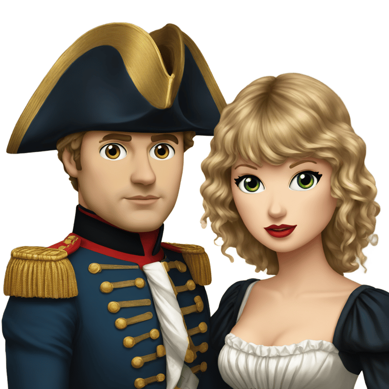 genmoji : Taylor Swift and Napoleon Bonaparte