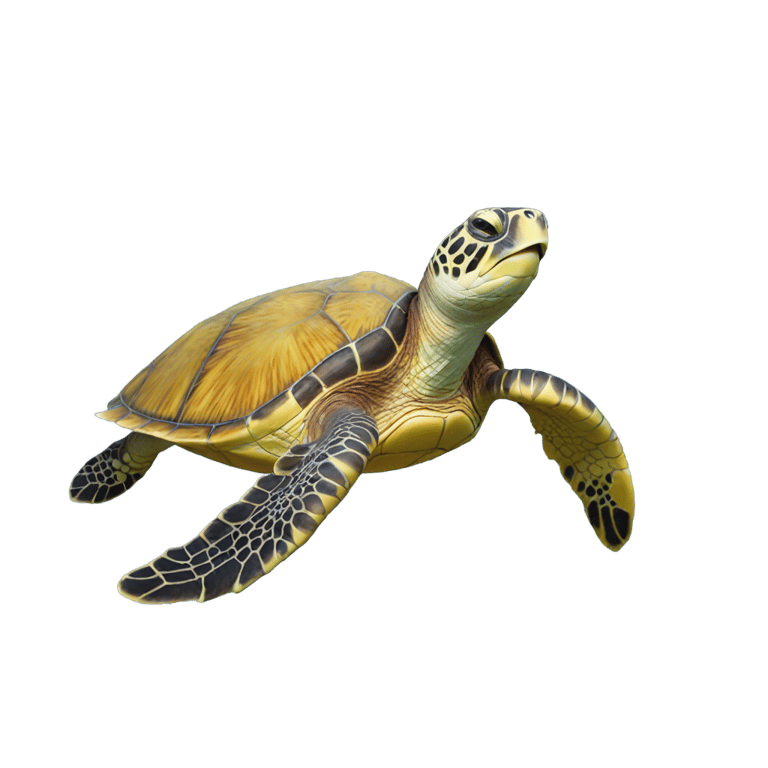 絵文字：Sea turtle