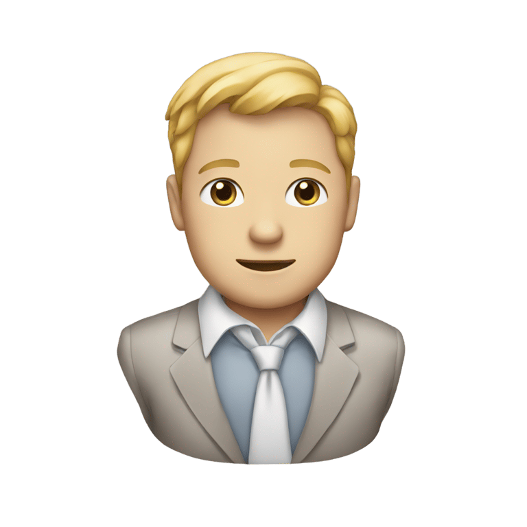 genmoji : man wearing shirt and tie