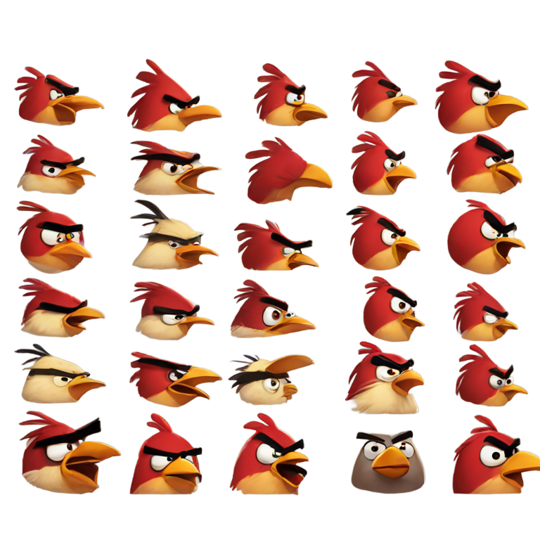 genmoji：愤怒的小鸟