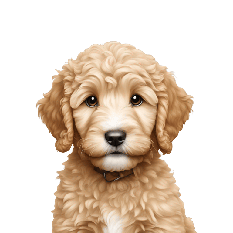 genmoji：3个月大的迷你金狮犬