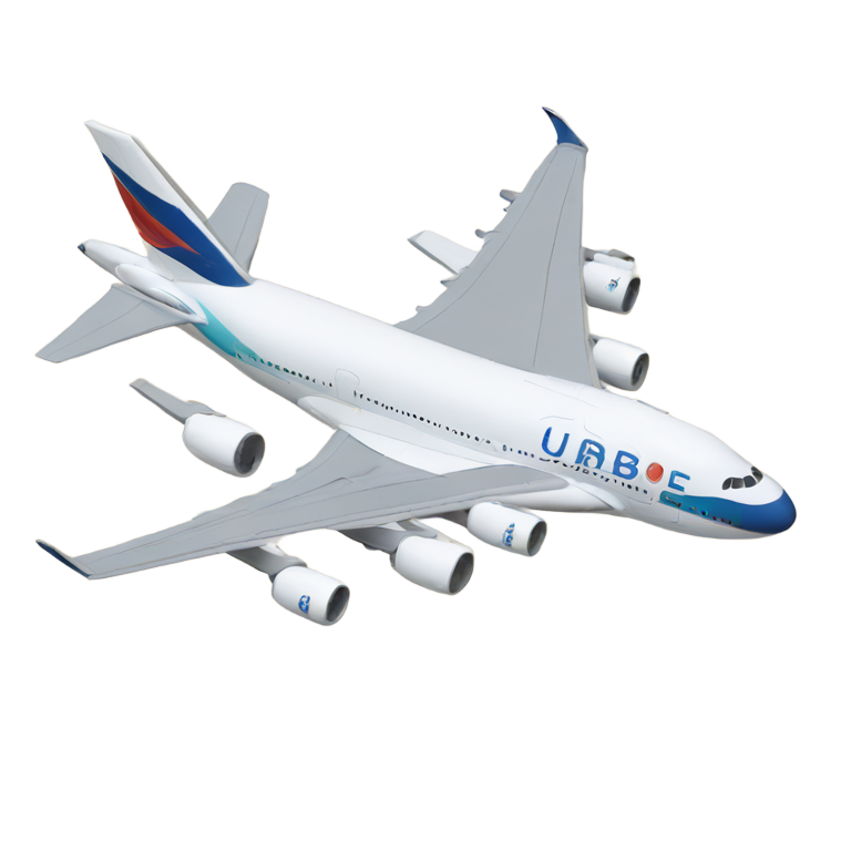 絵文字：airbus a380 emoji