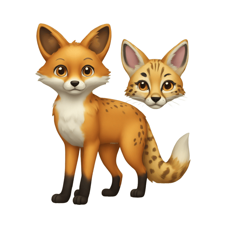 genmoji：狐狸与豹猫杂交