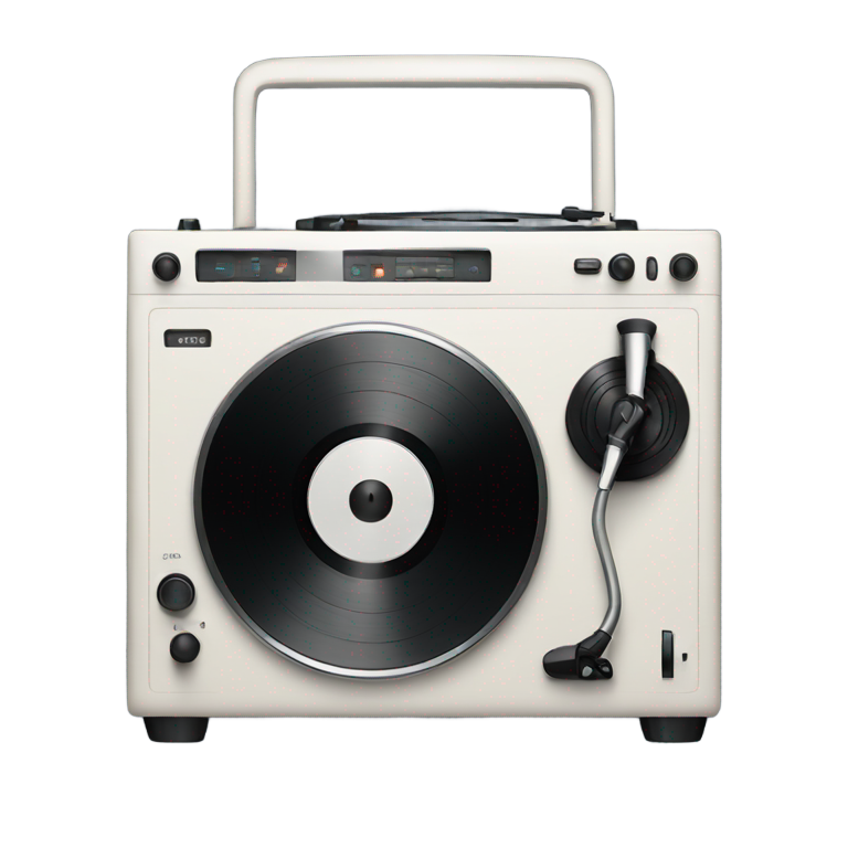 genmoji: Modern Record player