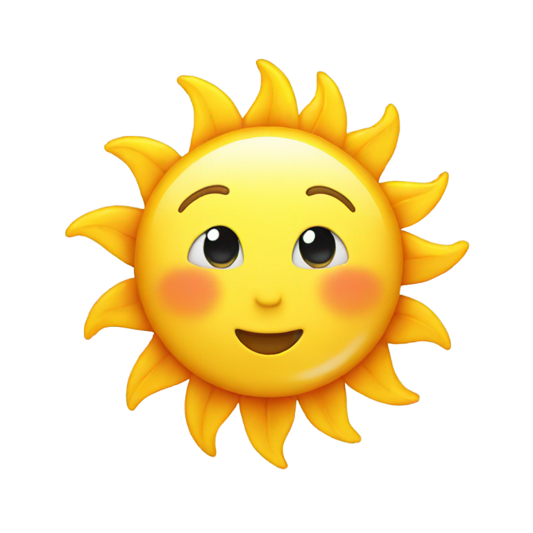 genmoji：可爱的太阳