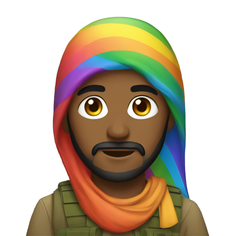genmoji : Terroriste islamique gay arc-en-ciel