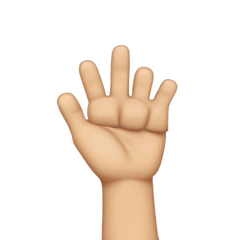 genmoji：中指表情
