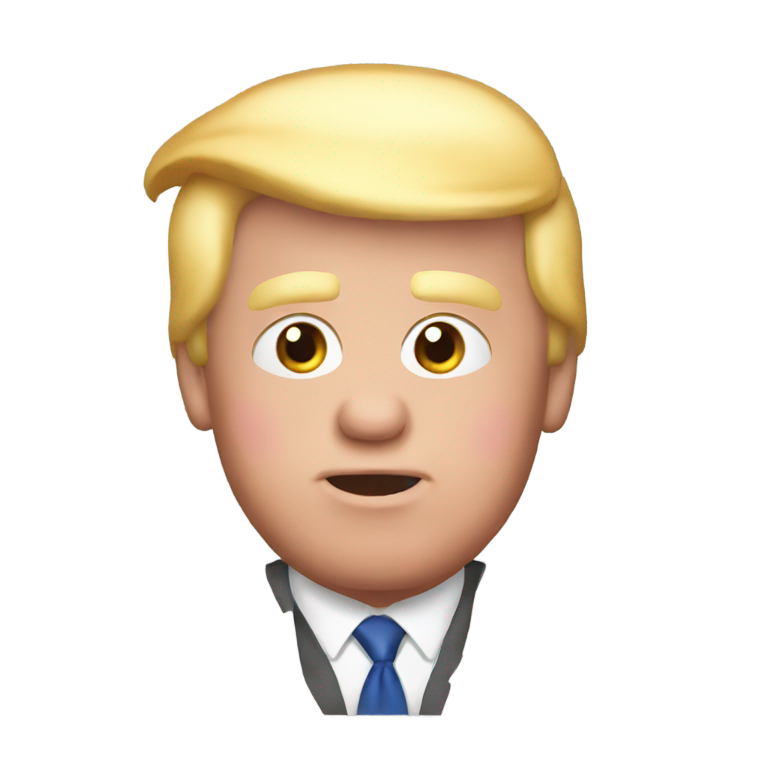 genmoji: make donald trump a pig
