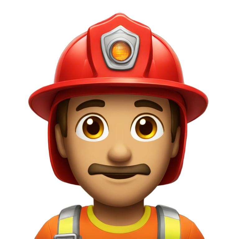 genmoji: A hot fireman