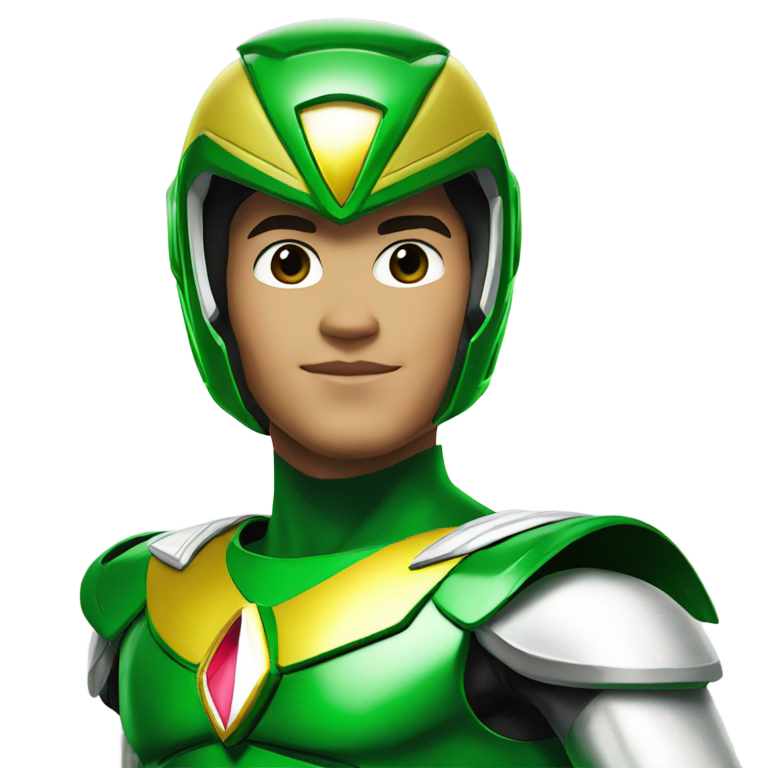 genmoji : Ranger Vert des Mighty Morphin Power Rangers