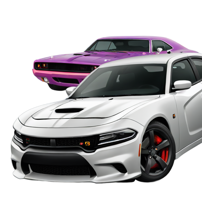 genmoji：道奇Charger Hellcat