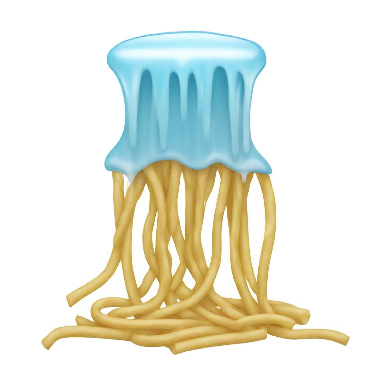 絵文字：麺に水を注ぐ