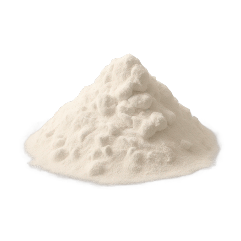 genmoji：Pile of flour, complete sideview