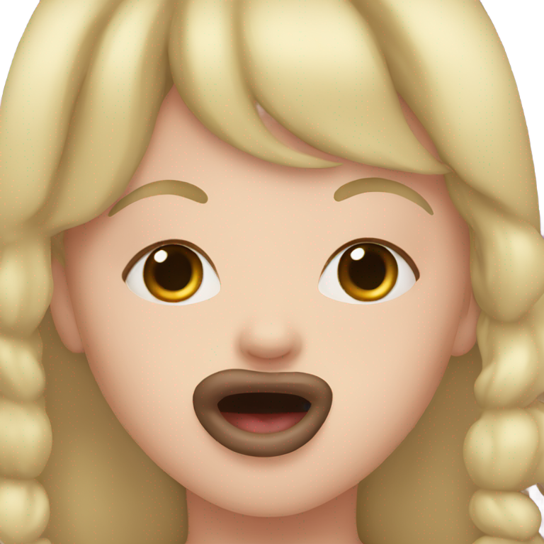 genmoji：女孩口含阴茎