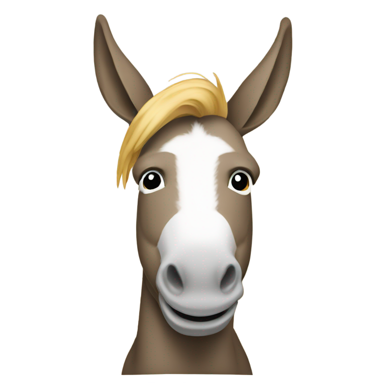 genmoji：驴头特朗普
